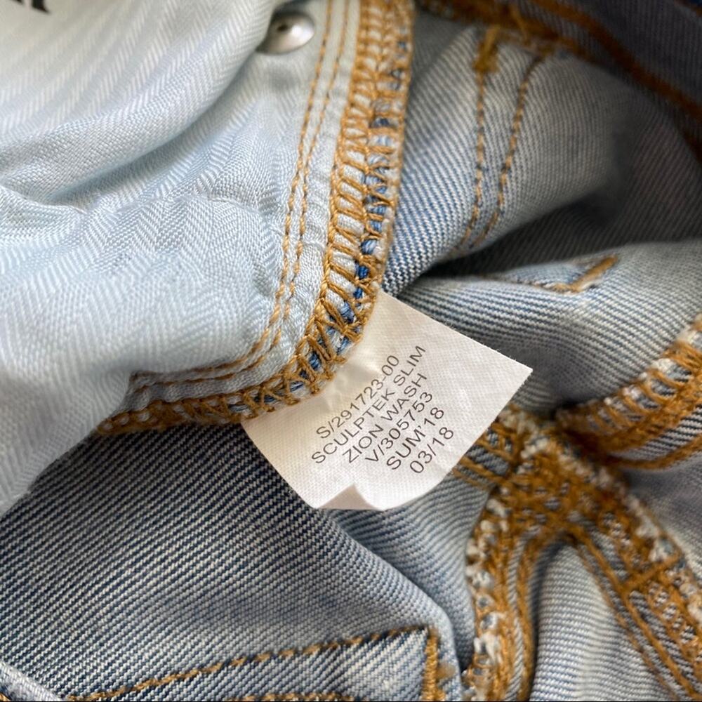 Athlete Sculptek Slim Zion Wash Size 6 EUC Slight Distressing - Seam Near Zipper - Picture 6 of 11